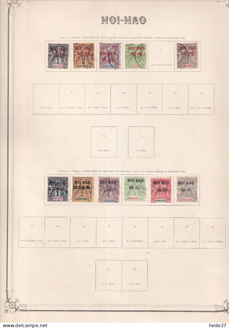 Hoï-Hao - Collection - Neufs Sans Gomme / Oblitérés - B/TB - Unused Stamps