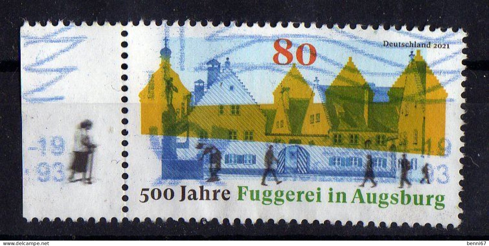 ALLEMAGNE Germany 2021 Fuggerei In Augsburg Obl. - Used Stamps