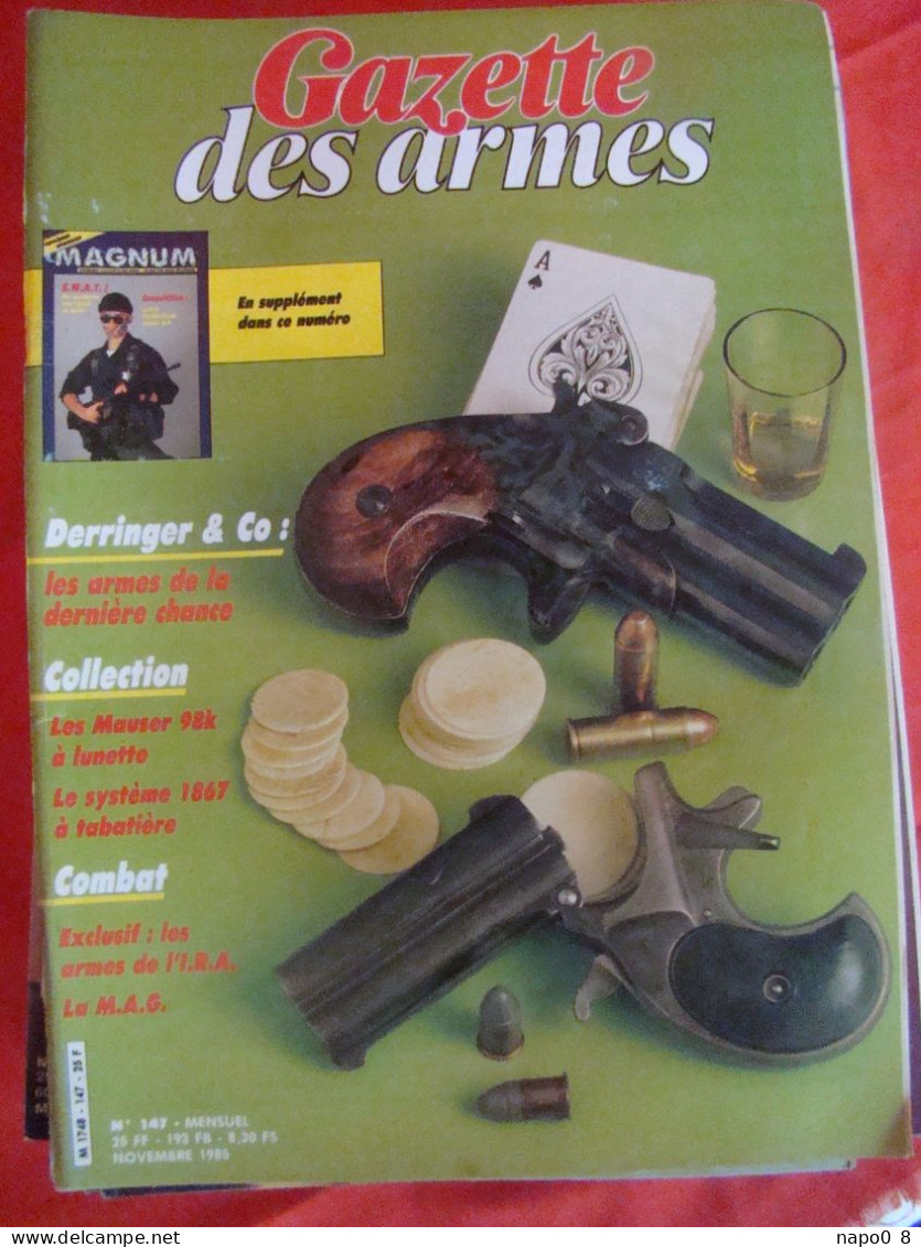 Lot De 22 Magazines " GAZETTE DES ARMES " ( La Poudre Noire ) - French