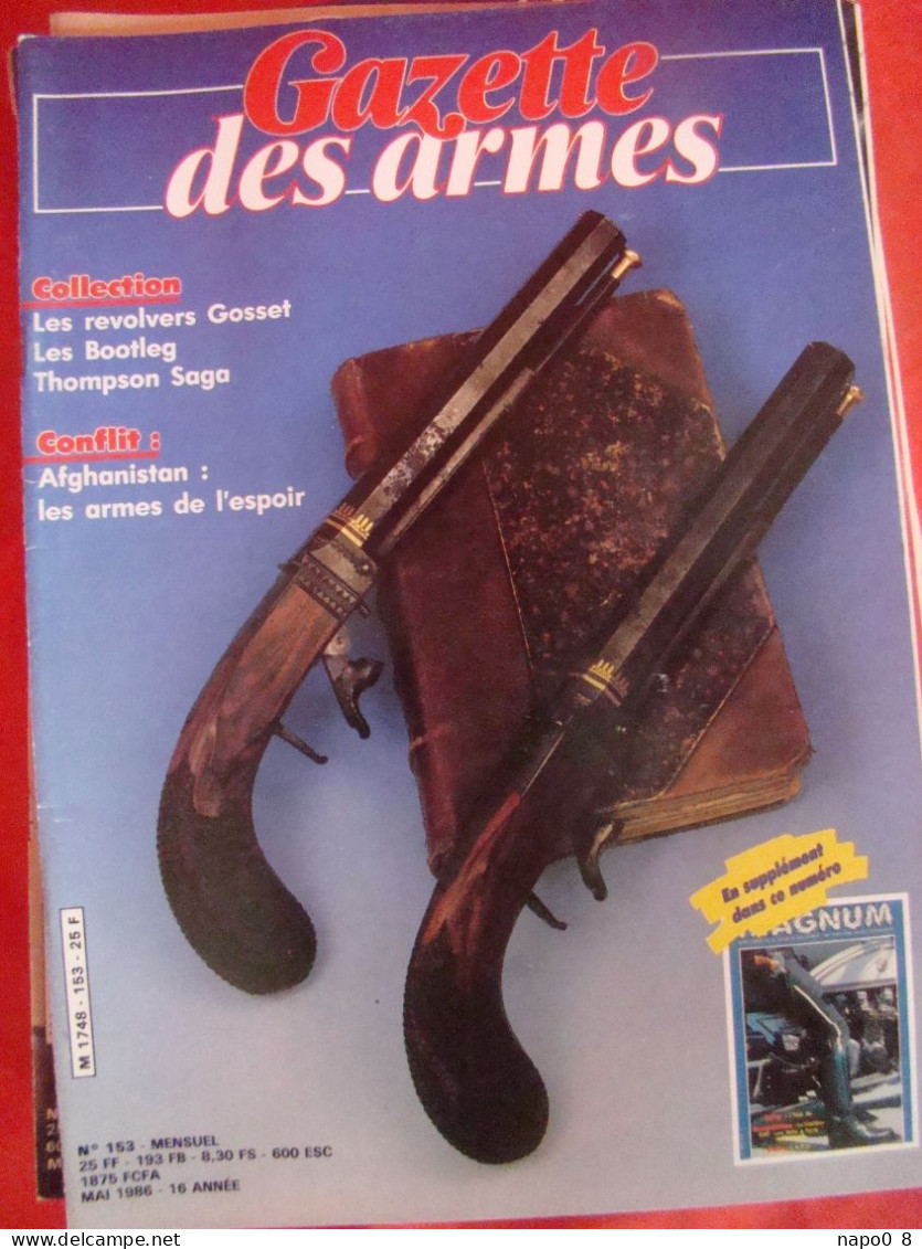 lot de 22 magazines " GAZETTE DES ARMES " ( la poudre noire )