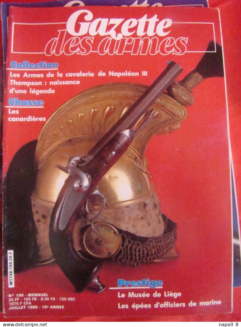 lot de 22 magazines " GAZETTE DES ARMES " ( la poudre noire )