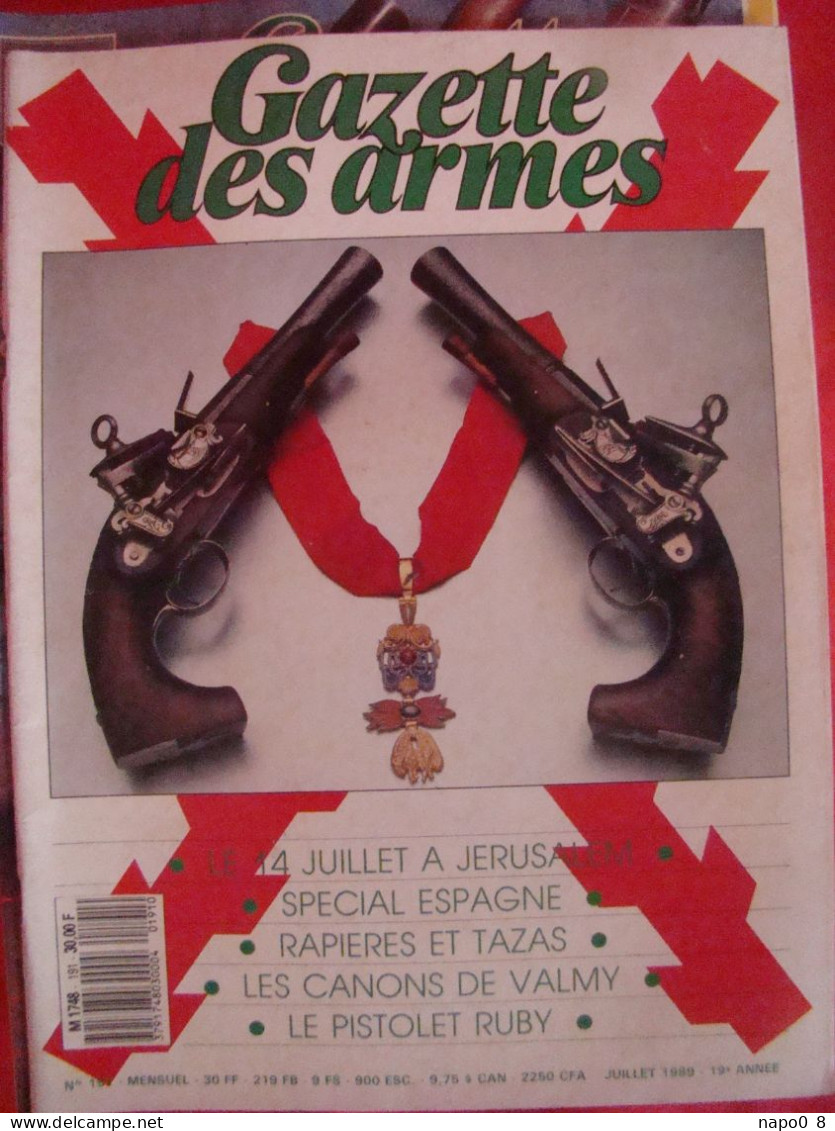 lot de 22 magazines " GAZETTE DES ARMES " ( la poudre noire )