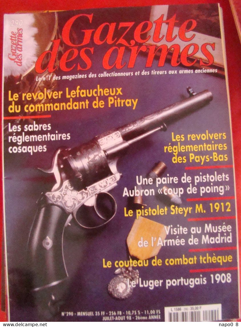 lot de 22 magazines " GAZETTE DES ARMES " ( la poudre noire )