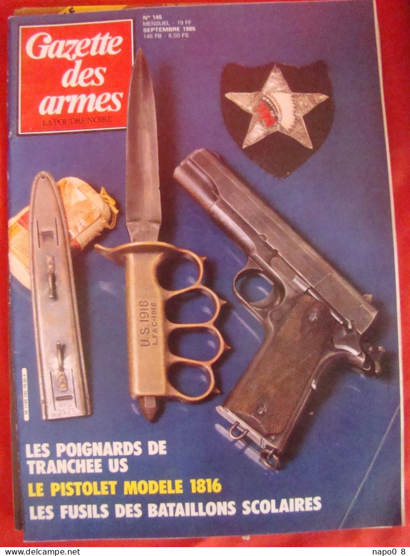 lot de 22 magazines " GAZETTE DES ARMES " ( la poudre noire )