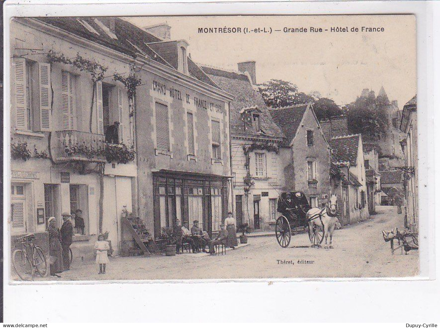 MONTRESOR: Grande Rue Hôtel De France - Très Bon état - Montrésor