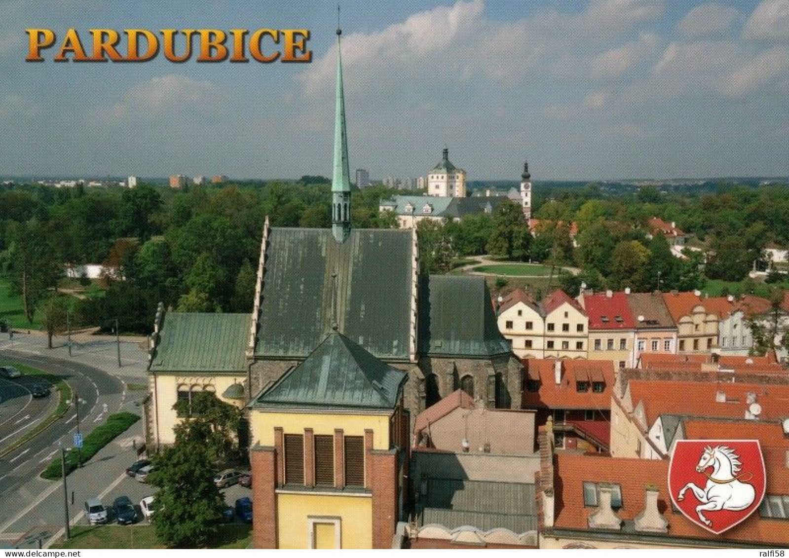 1 AK Tschechien * St.-Bartholomäus-Kirche Und Schloss Pardubice In Der Stadt Pardubice (deutsch Pardubitz) * - Tchéquie
