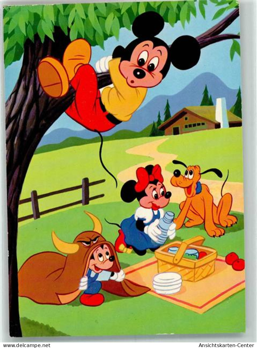 39786005 - Micky Maus Sucht Beim Picknick Schutz Auf Einem Baum Pluto Seidel Verlag S4 - Disney