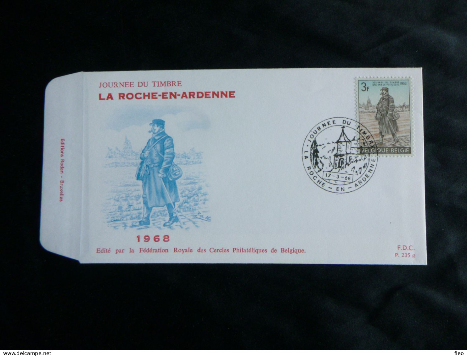 1968 1445 FDC ( La Roche)  :" Journée Du Timbre / Dag Van De Postzegel 1968 " - 1961-1970