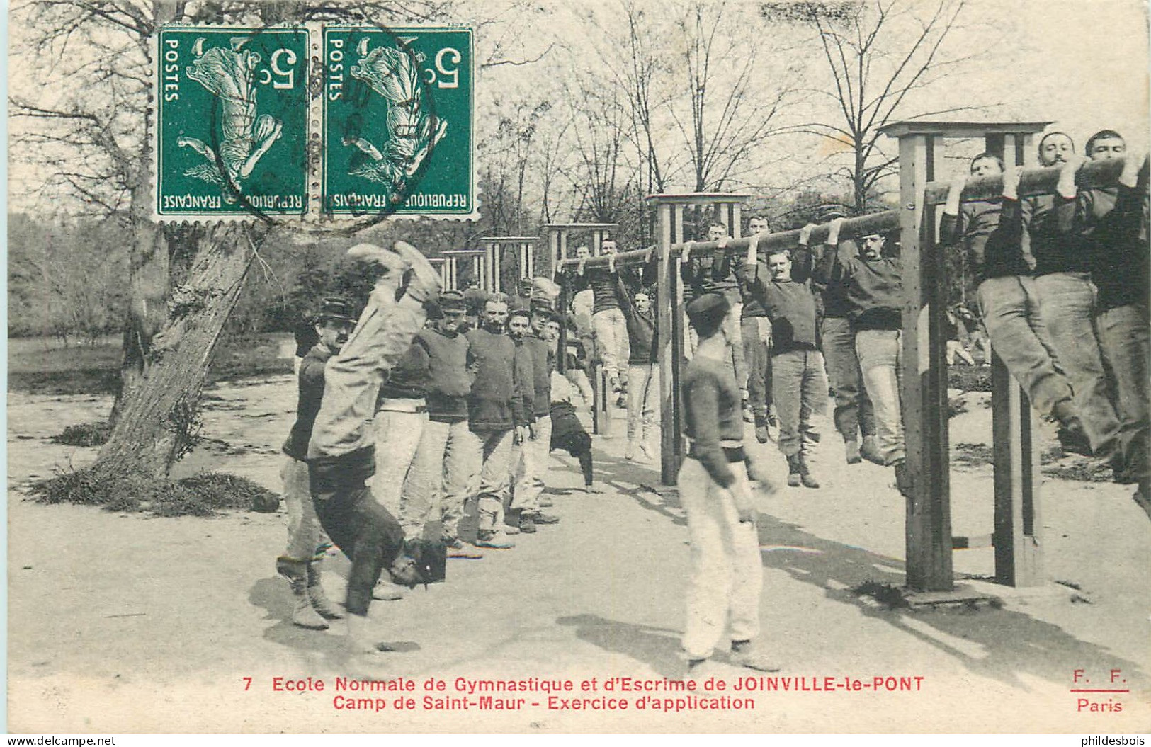 VAL DE MARNE  JOINVILLE LE PONT  école De Gymnastique Et D'Escrime  " Exercice D'application " - Joinville Le Pont