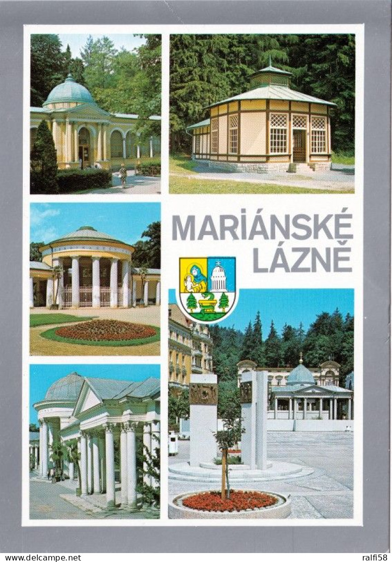 15 AK Tschechien * Marianské Lazně (Marienbad) Seit 2021 Gehört Der Ort Zum UNESCO-Welterbe Bedeutende Kurstädte Europas - Tchéquie