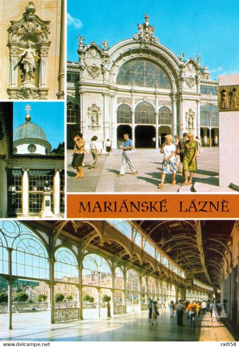 15 AK Tschechien * Marianské Lazně (Marienbad) Seit 2021 Gehört Der Ort Zum UNESCO-Welterbe Bedeutende Kurstädte Europas - Tchéquie