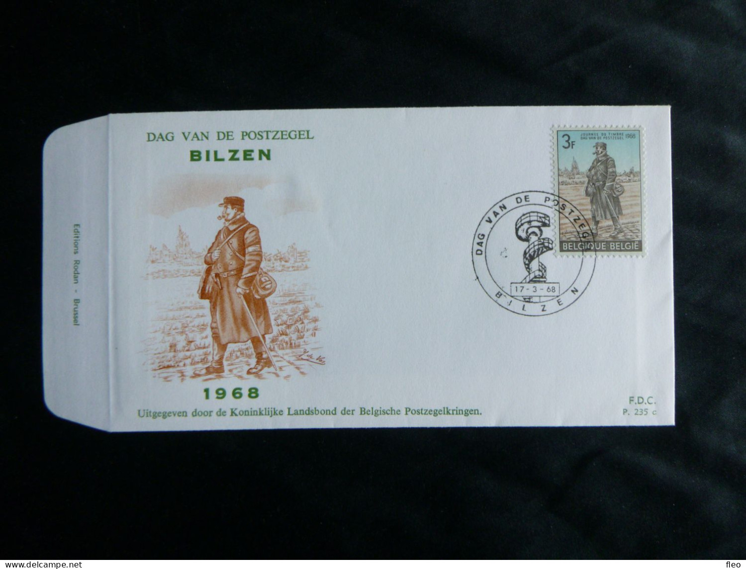 1968 1445 FDC ( Bilzen )  :" Journée Du Timbre / Dag Van De Postzegel 1968 " - 1961-1970