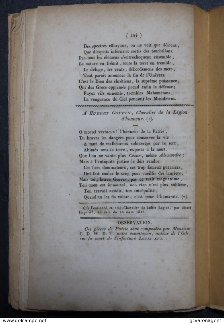 ZELDZAAM - DEN ONTWERP MAEKER VAN OOST-VLAANDEREN OFTE KASTEELEN IN SPAGNIEN  1824 ZIE BESCHRIJF EN AFBEELDINGEN