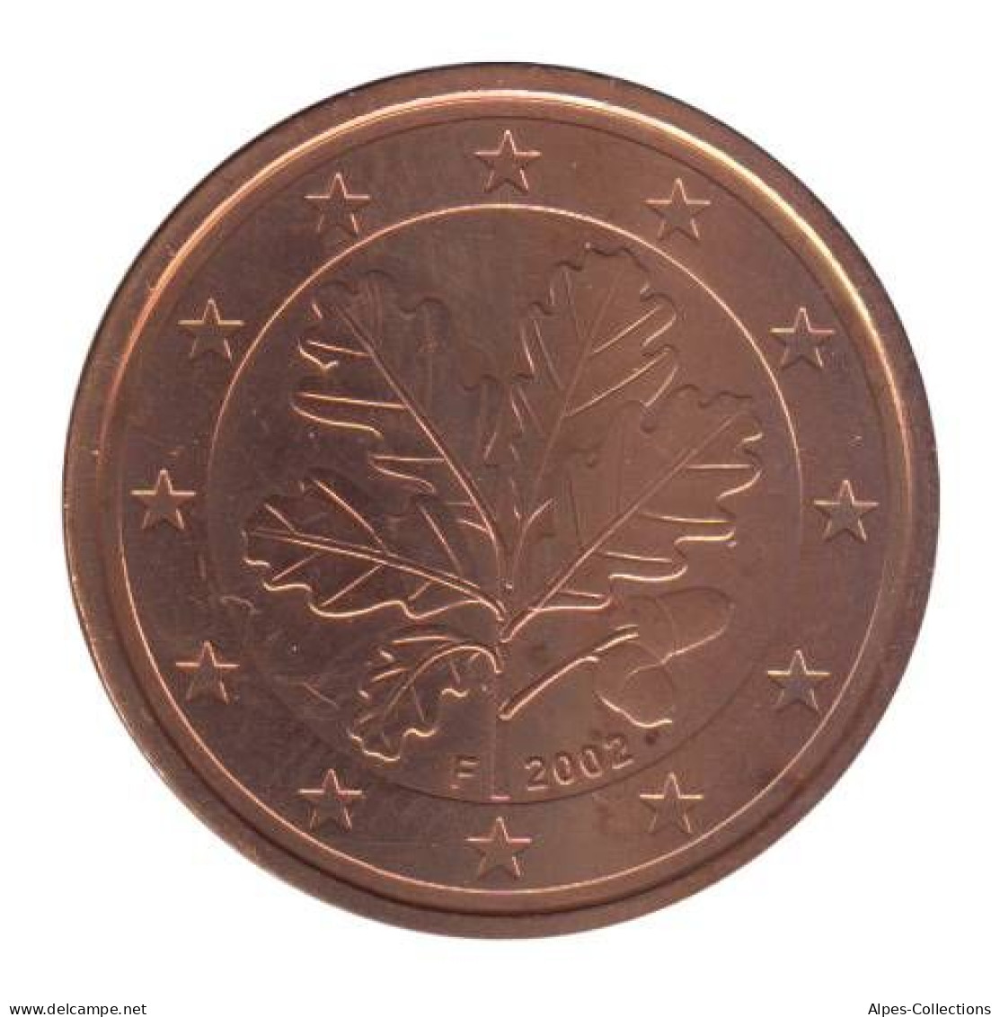 AL00202.1F - ALLEMAGNE - 2 Cents D'euro - 2002 F - Germania