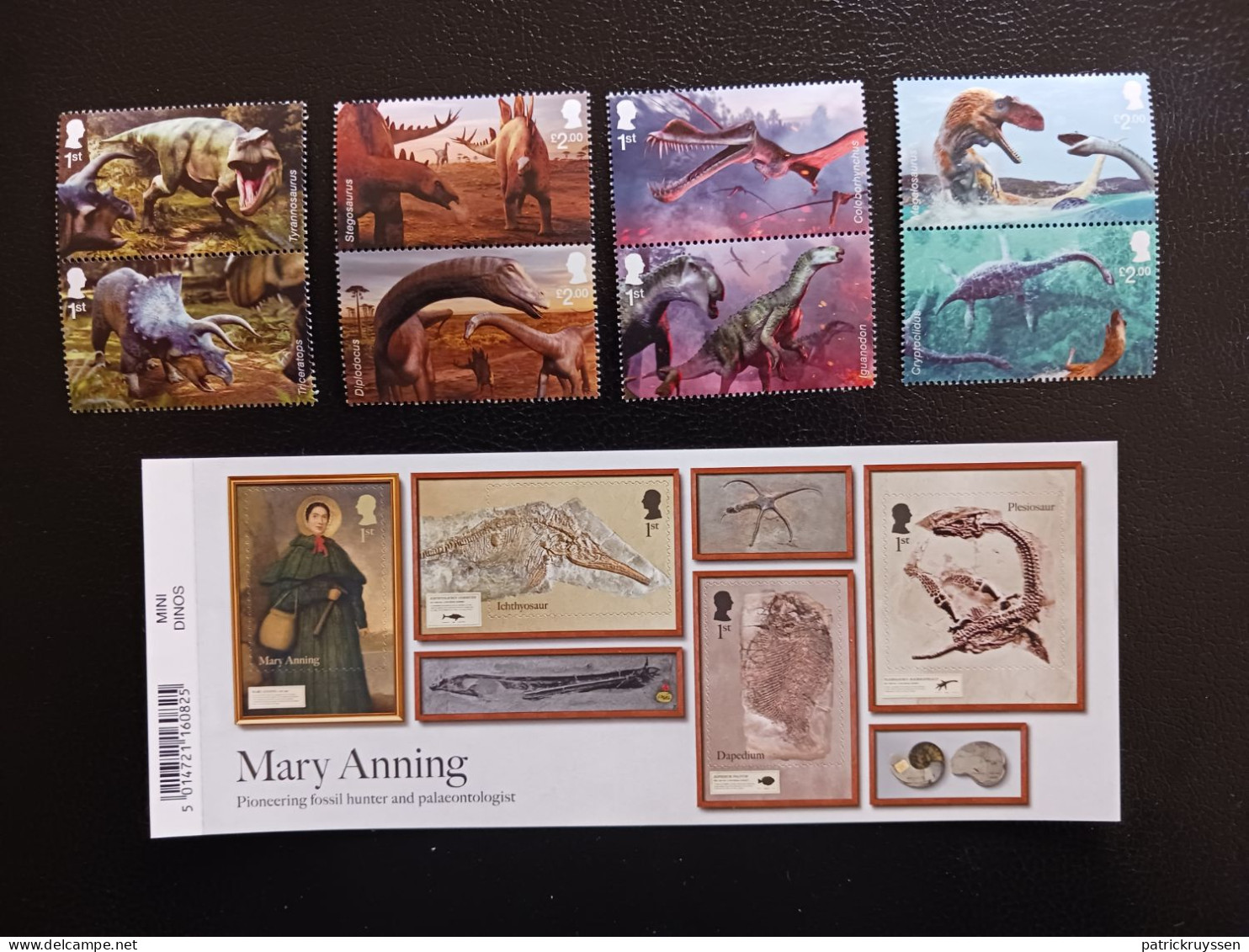 Britain 2024 Kingdom Age Of The Dinosaurs Iguanodon Tyrannosaurus Dinos T REX 4x2v + Ms6v Mnh - Ungebraucht