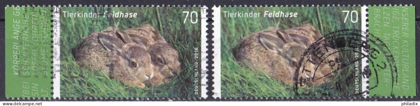 BRD 2016 Mi. Nr. 3217 Mit Markenrand Rechts + Links O/used (BRD1-1) - Used Stamps