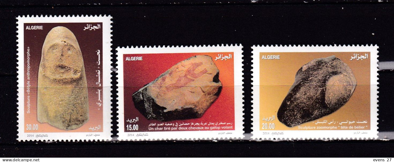 ALGERIA-2014- ANCIENT SCULPTURES-MNH. - Algérie (1962-...)