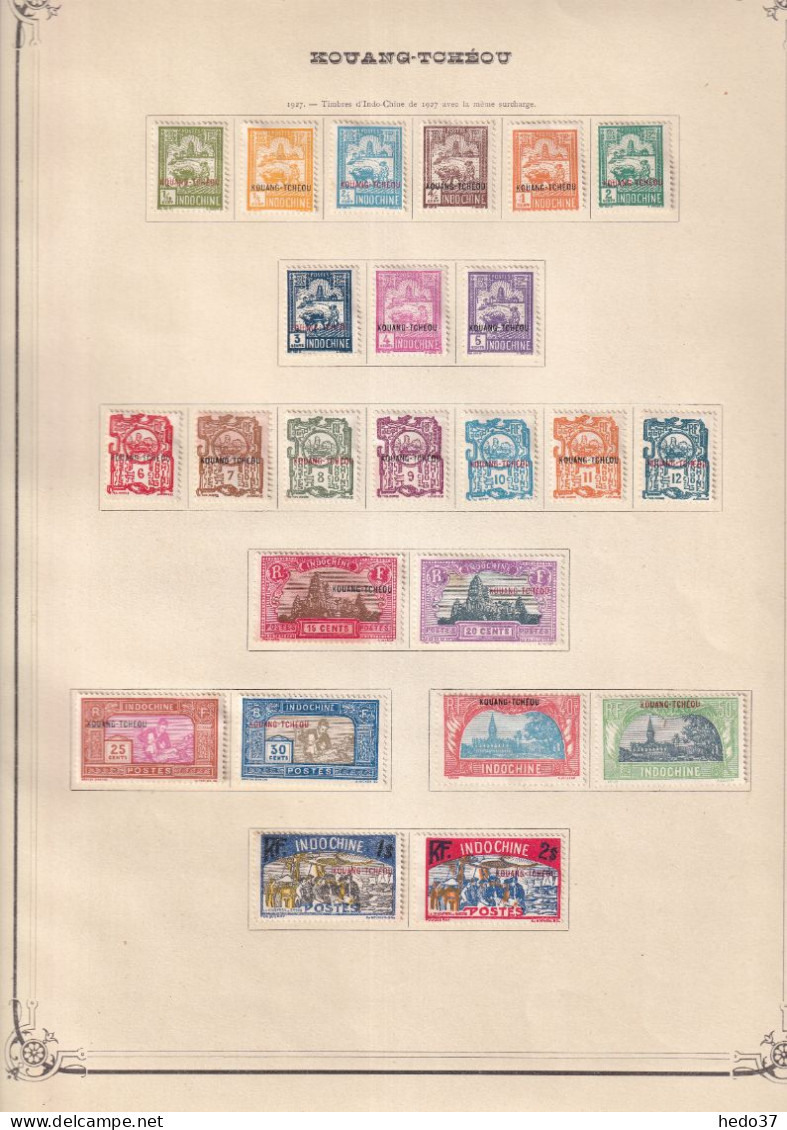 Kouang Tchéou - Collection - Neufs Sans Gomme / Oblitérés - B/TB - Unused Stamps