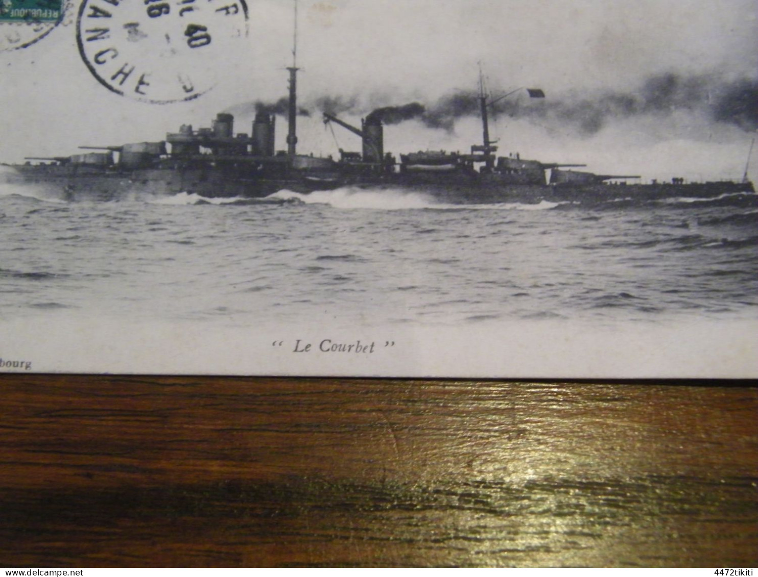 CPA - Le Cuirassé " Le Courbet " - 1914 - SUP (HU 30) - Guerra