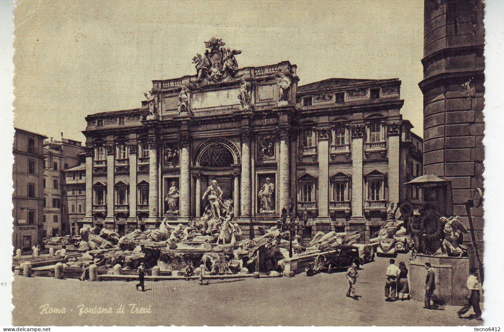 Roma - La Fontana Di Trevi - Viaggiata - Fontana Di Trevi