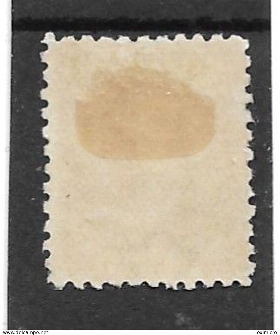 COOK ISLANDS 1900 1d BISTRE - BROWN SG 13b PERF 11 MOUNTED MINT Cat £30 - Cook Islands