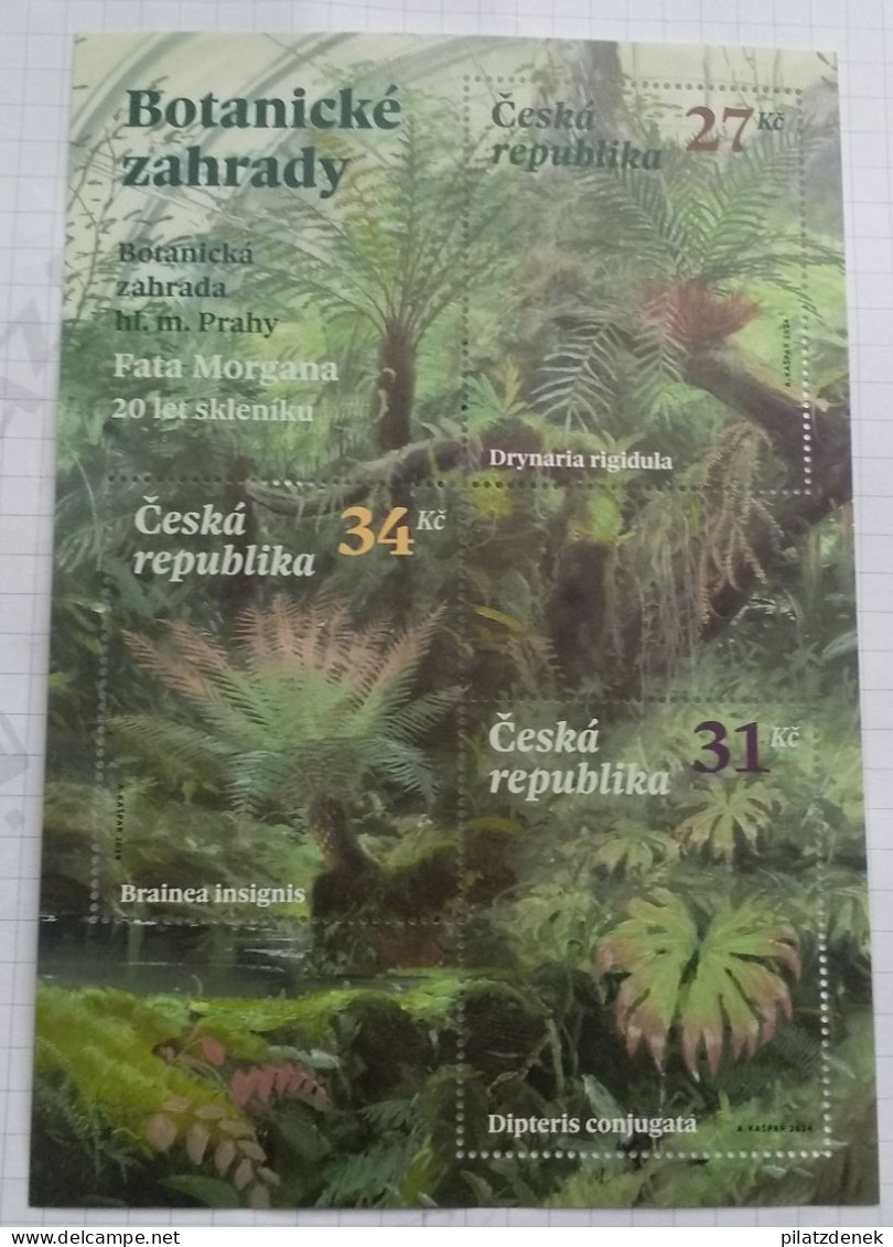 Czech Republik 2024, Botanische Garten, MNH - Nuevos