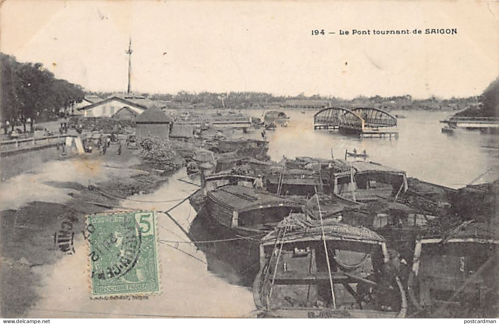 Viet-Nam - SAIGON - Le Pont Tournant - Ed. Planté 194 - Viêt-Nam