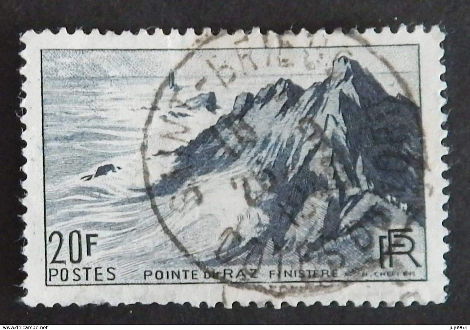 FRANCE YT 764 CACHET ROND  "POINTE DU RAZ"  ANNÉE 1946 - Usados