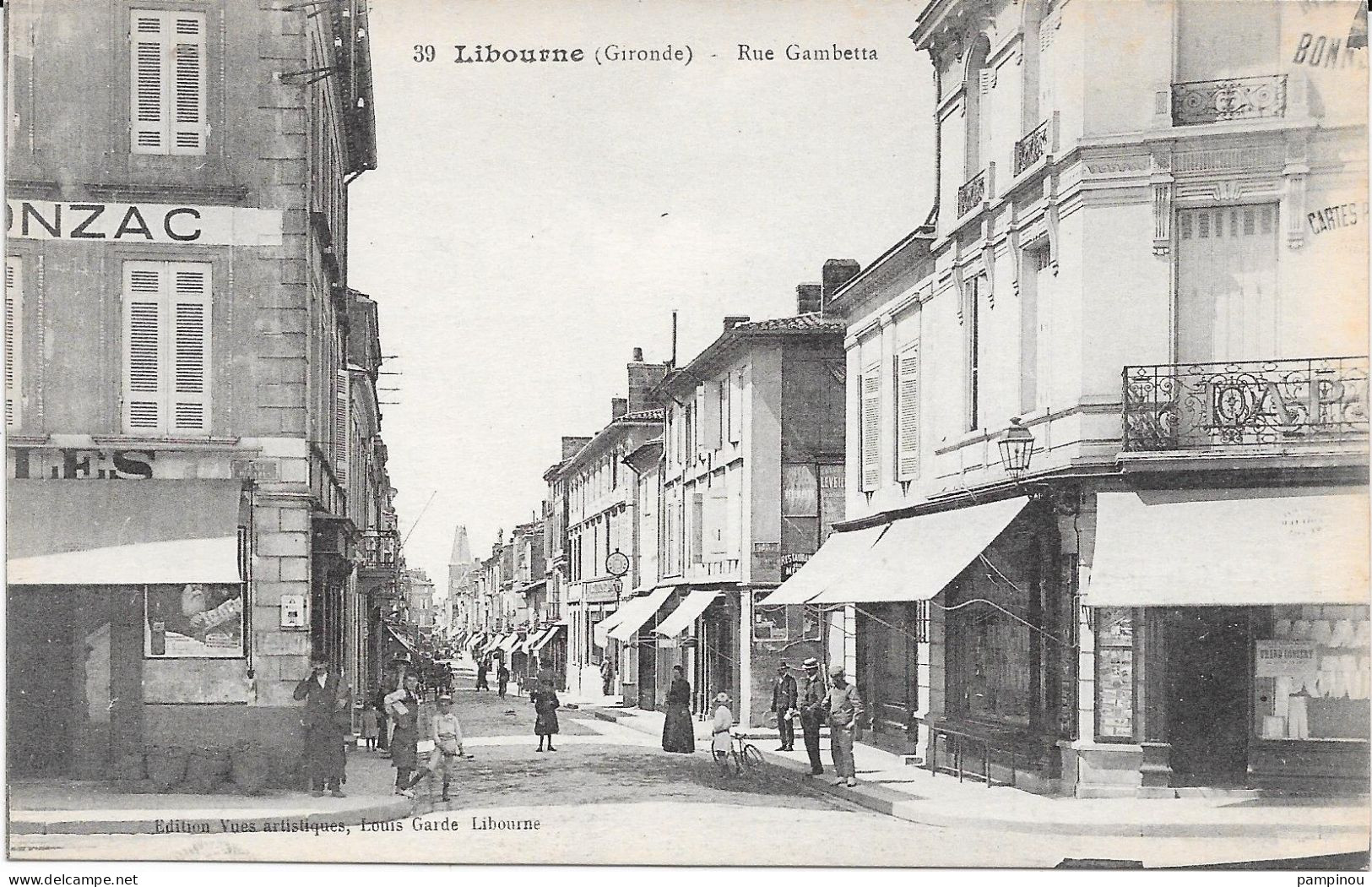 33 LIBOURNE - Rue Gambetta  - Animée - Libourne