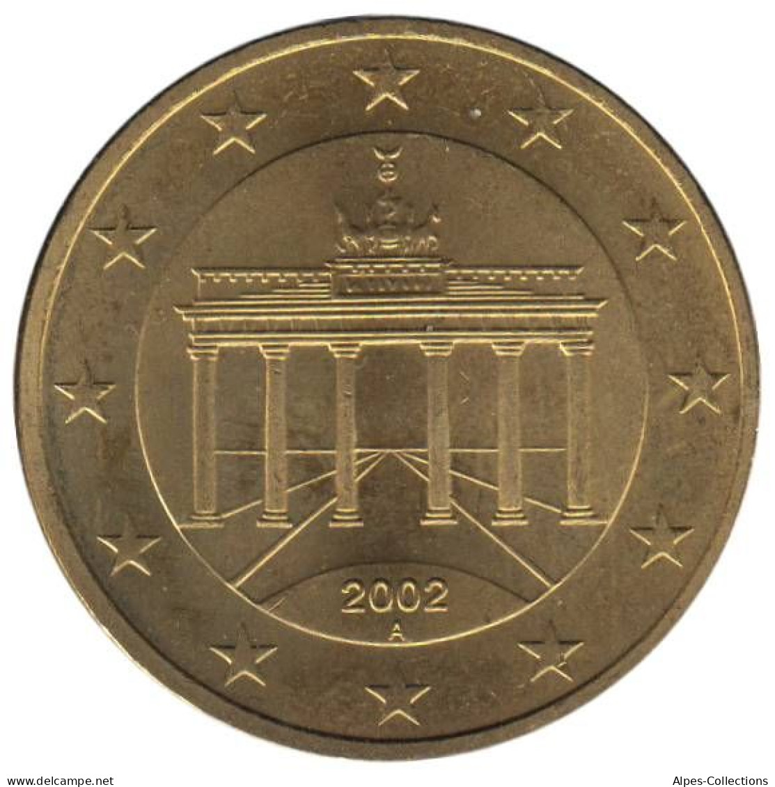 AL05002.1A - ALLEMAGNE - 50 Cents D'euro - 2002 A - Germania