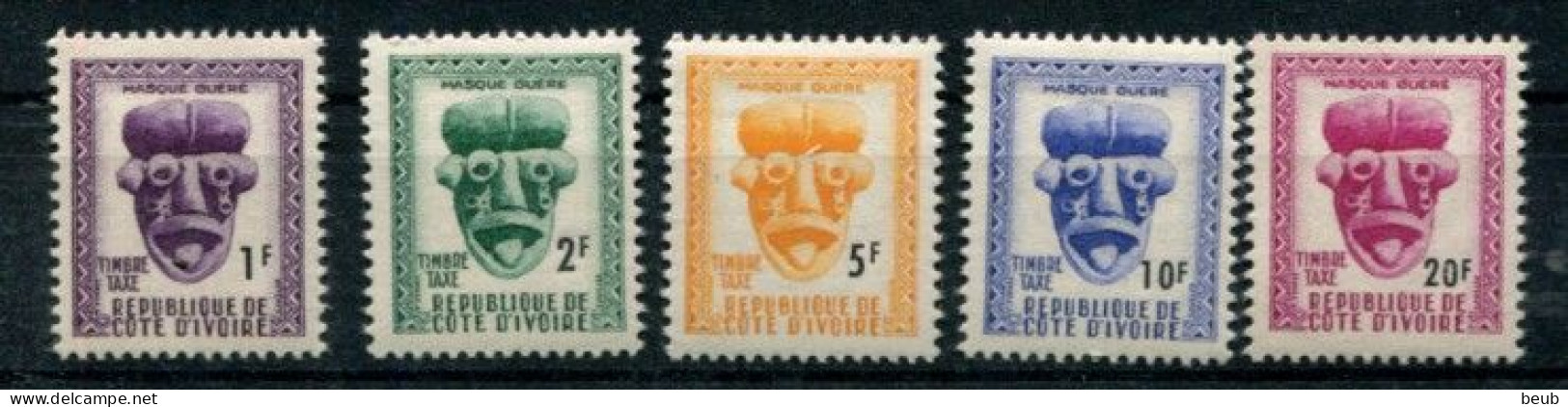 V - COTE D'IVOIRE- Année 1959-60: Y&T N° 177 à 191 + PA 18/20 + Taxe 19/23 (23 Timbres Tous NSC **) - Côte D'Ivoire (1960-...)