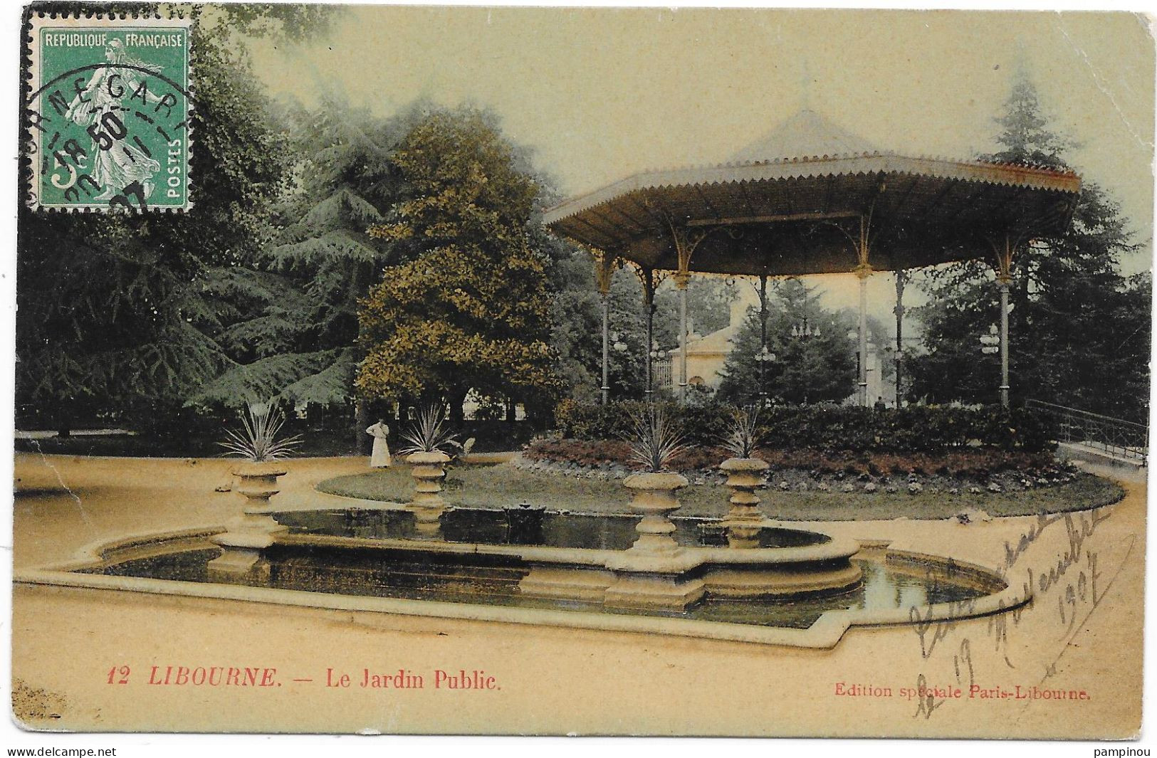 33 LIBOURNE - Jardin Public - Le Kiosque à Musique - Libourne