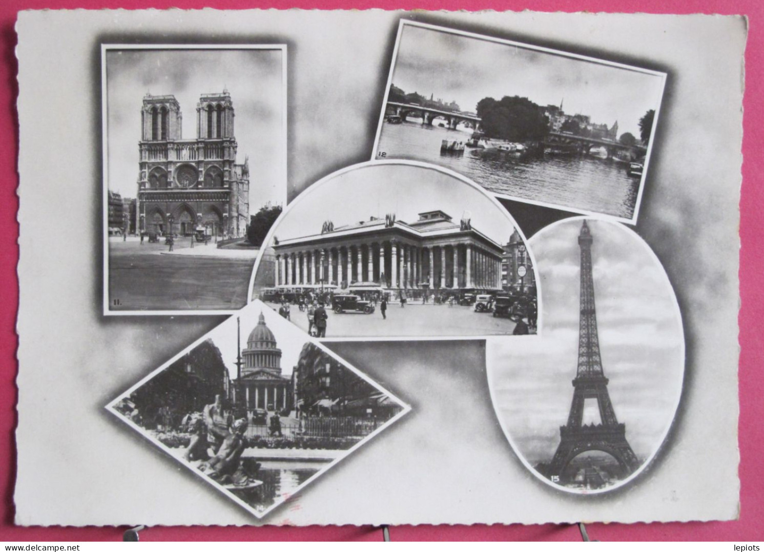 75 - Paris  - CPSM Vues Diverses En Très Bon état - 1945 - Multi-vues, Vues Panoramiques