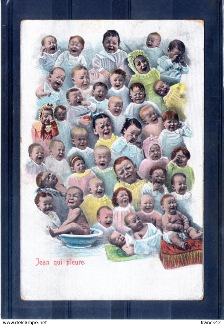 Carte Illustrée. Jean Qui Pleure - Babies