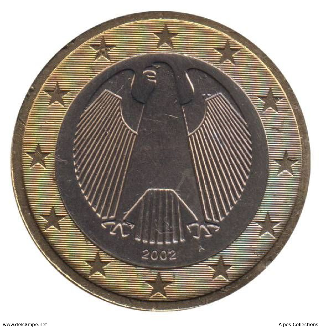 AL10002.1A - ALLEMAGNE - 1 Euro - 2002 A - Alemania