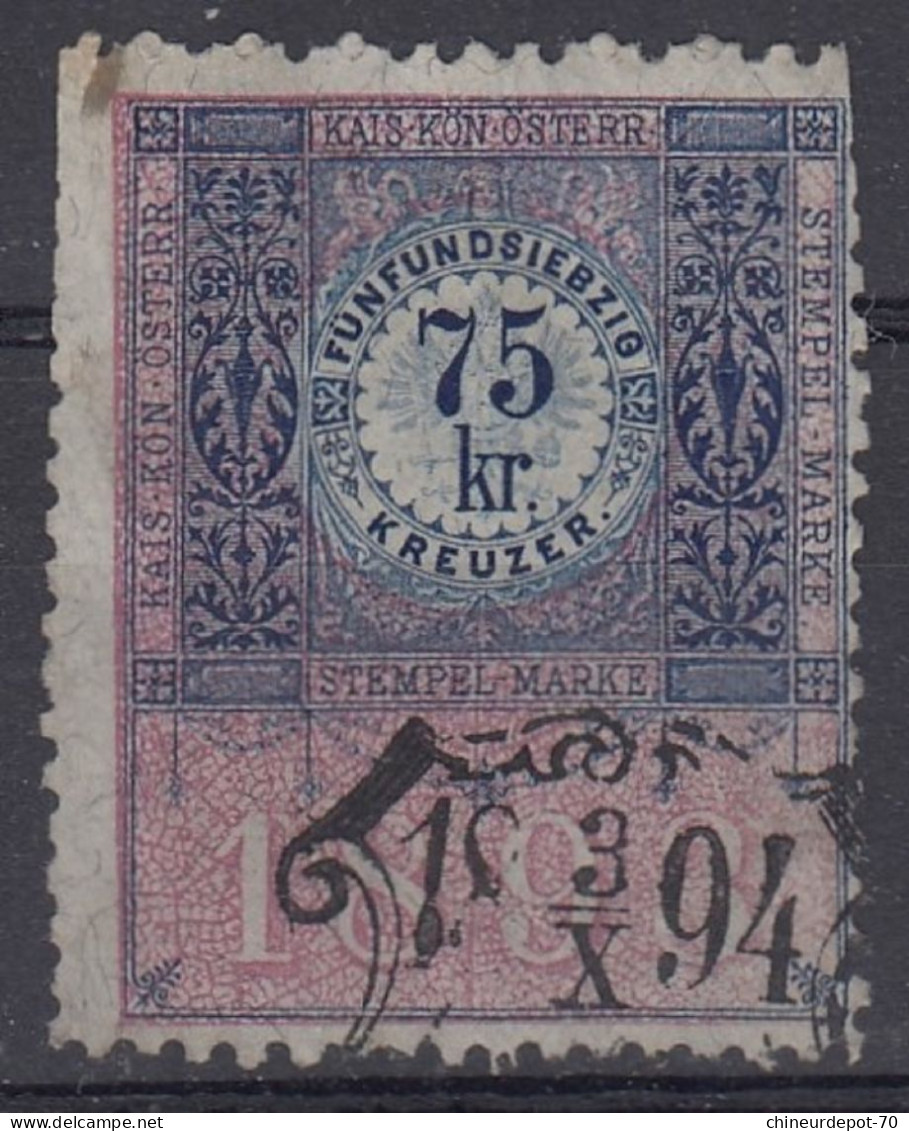 TIMBRE FISCAUX - Revenue Stamps