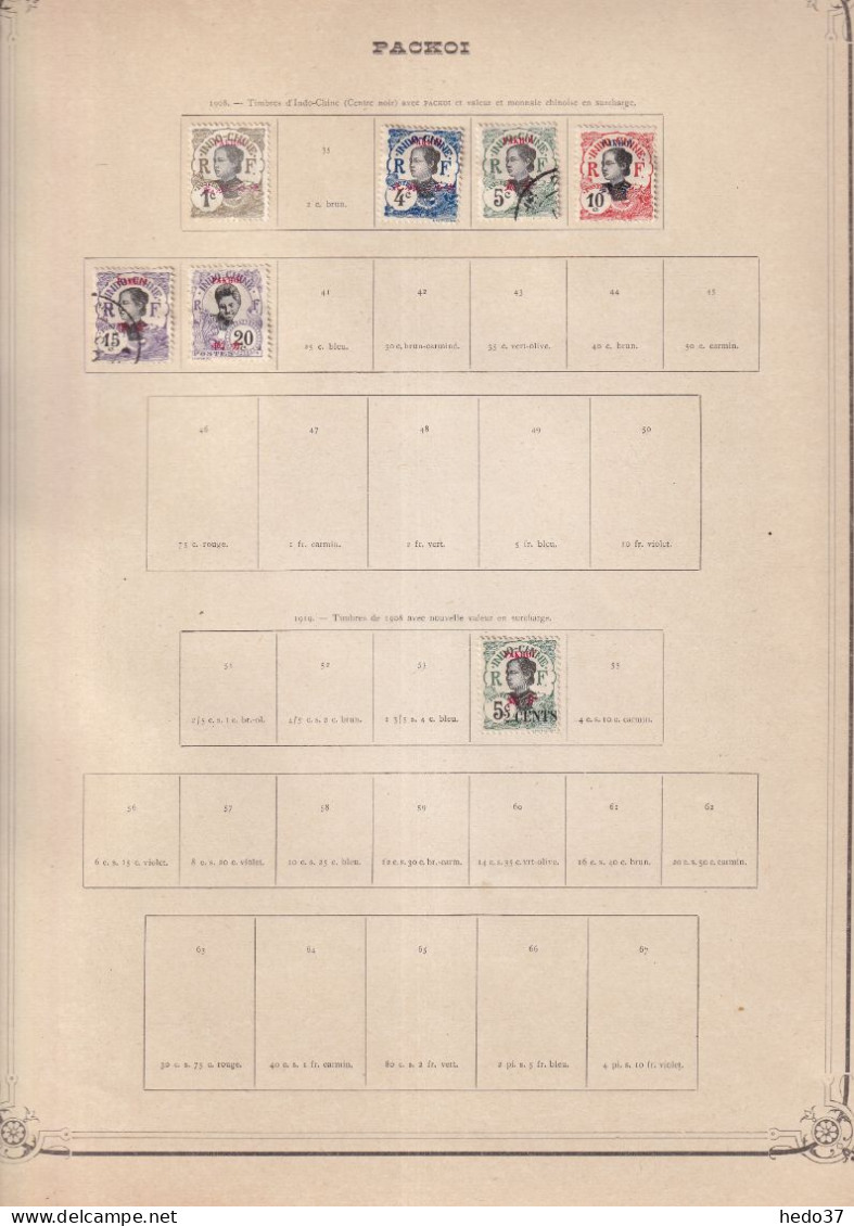 Pakhoï - Collection - Neufs Sans Gomme / Oblitérés - B/TB - Unused Stamps