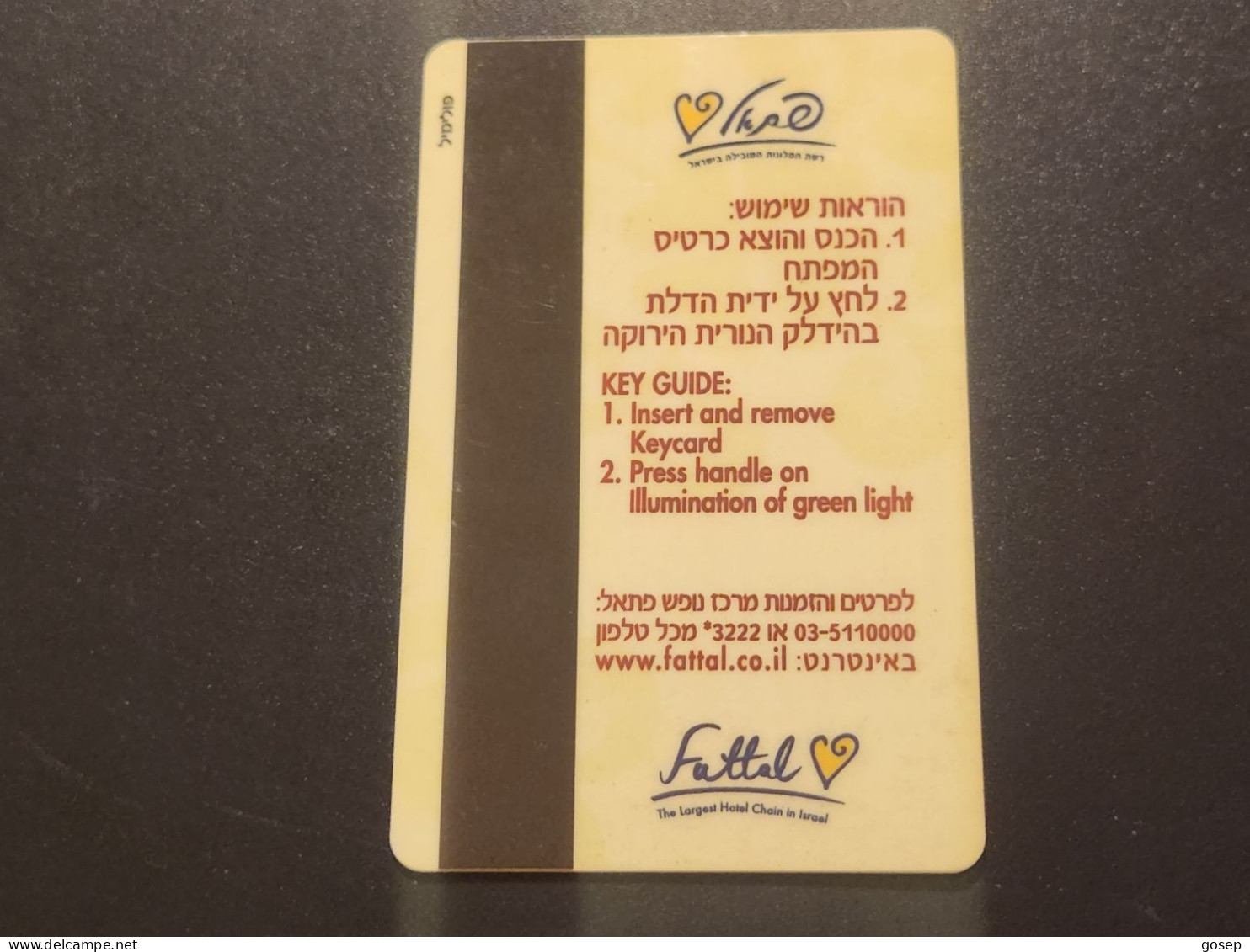 IISRAEL-Magic Nirvana Club HOTAL-HOTAL KEY-(1043)(?)GOOD CARD - Cartes D'hotel