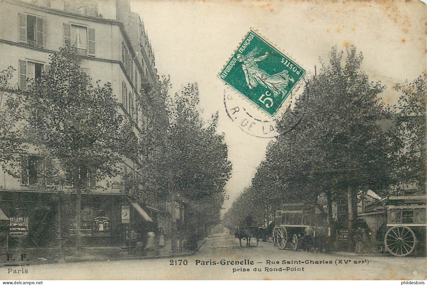 PARIS  15 Arrondissement  Rue Saint Charles - Arrondissement: 15