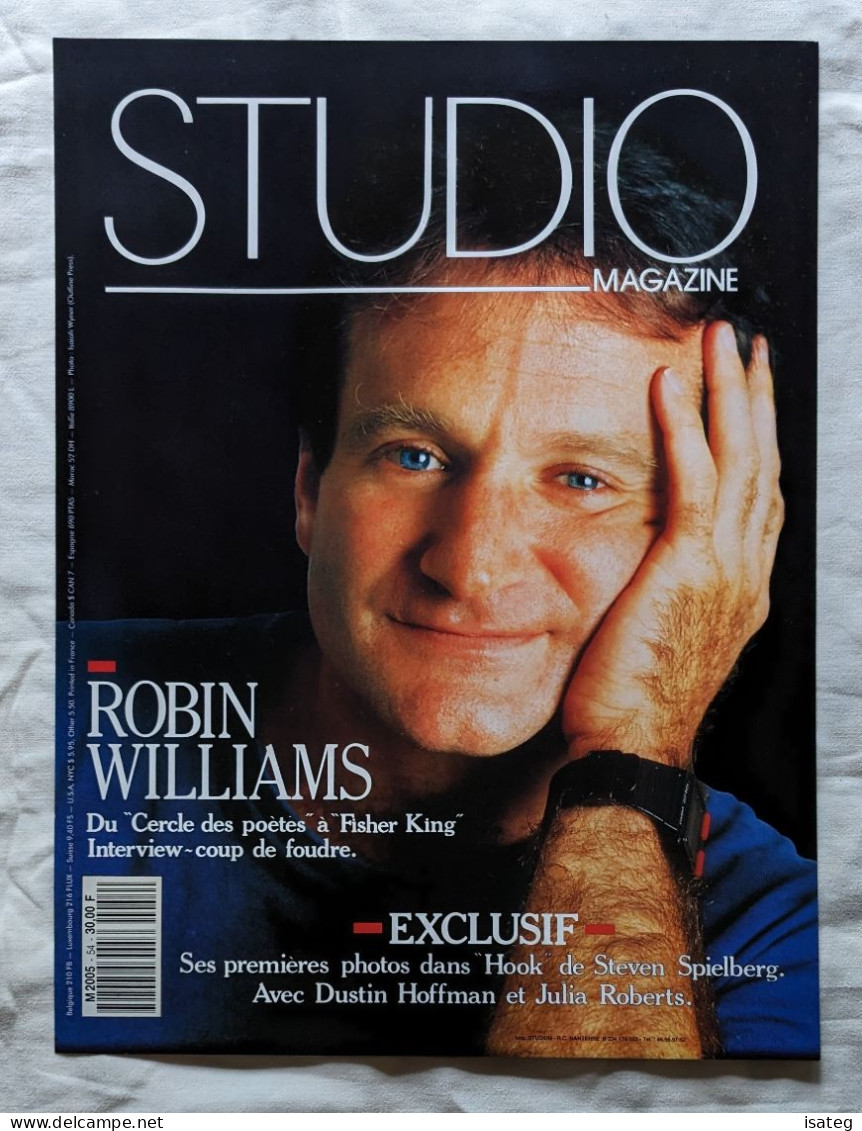 Affiche Cartonnée Publicitaire Pour Librairie : Studio Magazine - Robin Williams - Posters