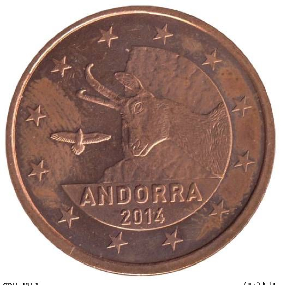 AN00514.1 - ANDORRE - 5 Cents D'euro - 2014 - Andorra