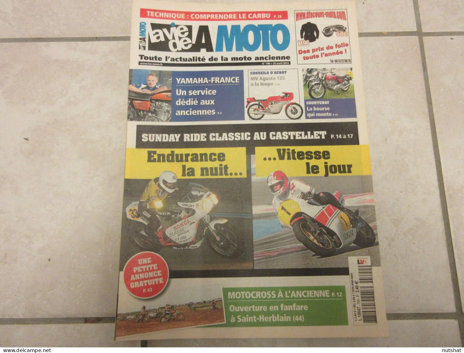 LA VIE DE LA MOTO LVM 790 04.14 MV AGUSTA 125 YAMAHA MOTOR FRANCE SCOOTER CEZETA - Auto/Moto