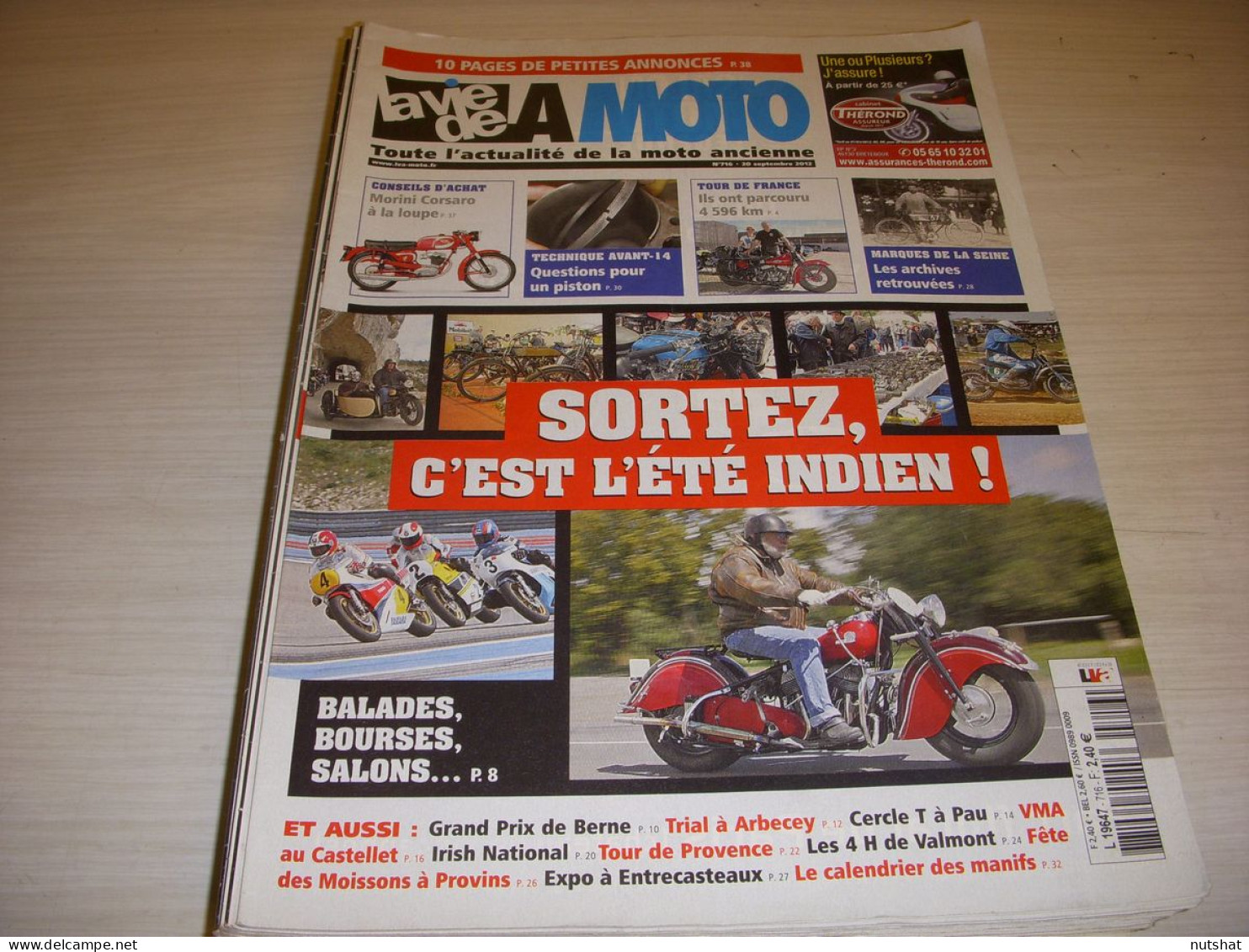 LA VIE DE LA MOTO LVM 716 09.12 MORINI 125 Et 150 CORSARO MOTOS De La SEINE - Auto/Moto