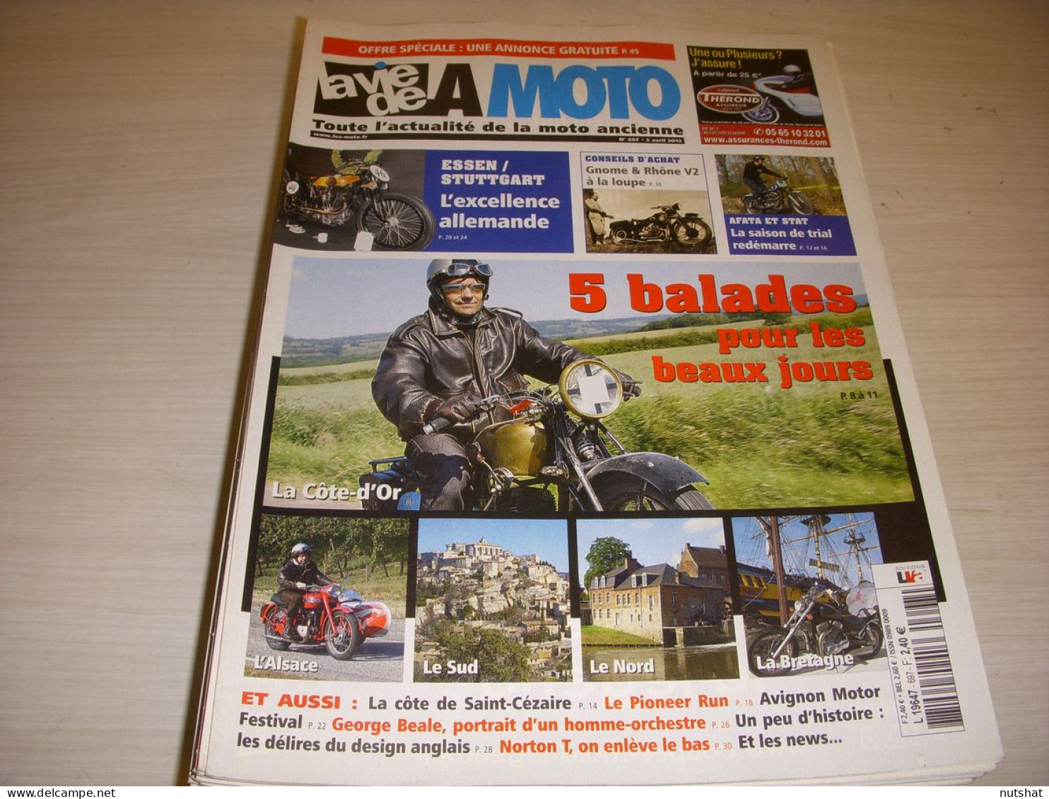 LA VIE DE LA MOTO LVM 697 04.12 GNOME & RHONE V2 George BEALE Le DESIGN ANGLAIS - Auto/Moto