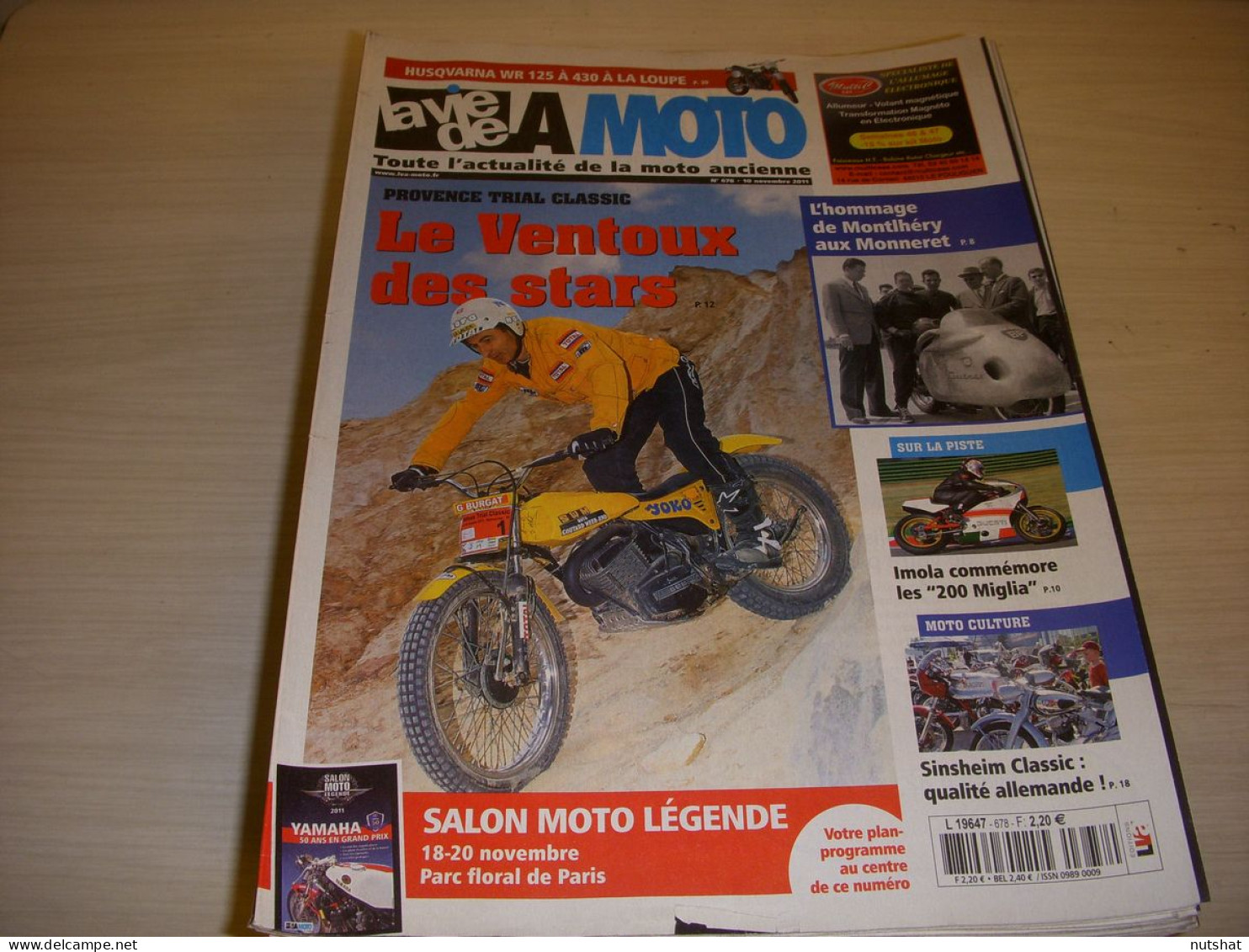 LA VIE DE LA MOTO LVM 678 11.11 HUSQVARNA WR 125 A 430 EXPO MONNERET - Auto/Motorrad