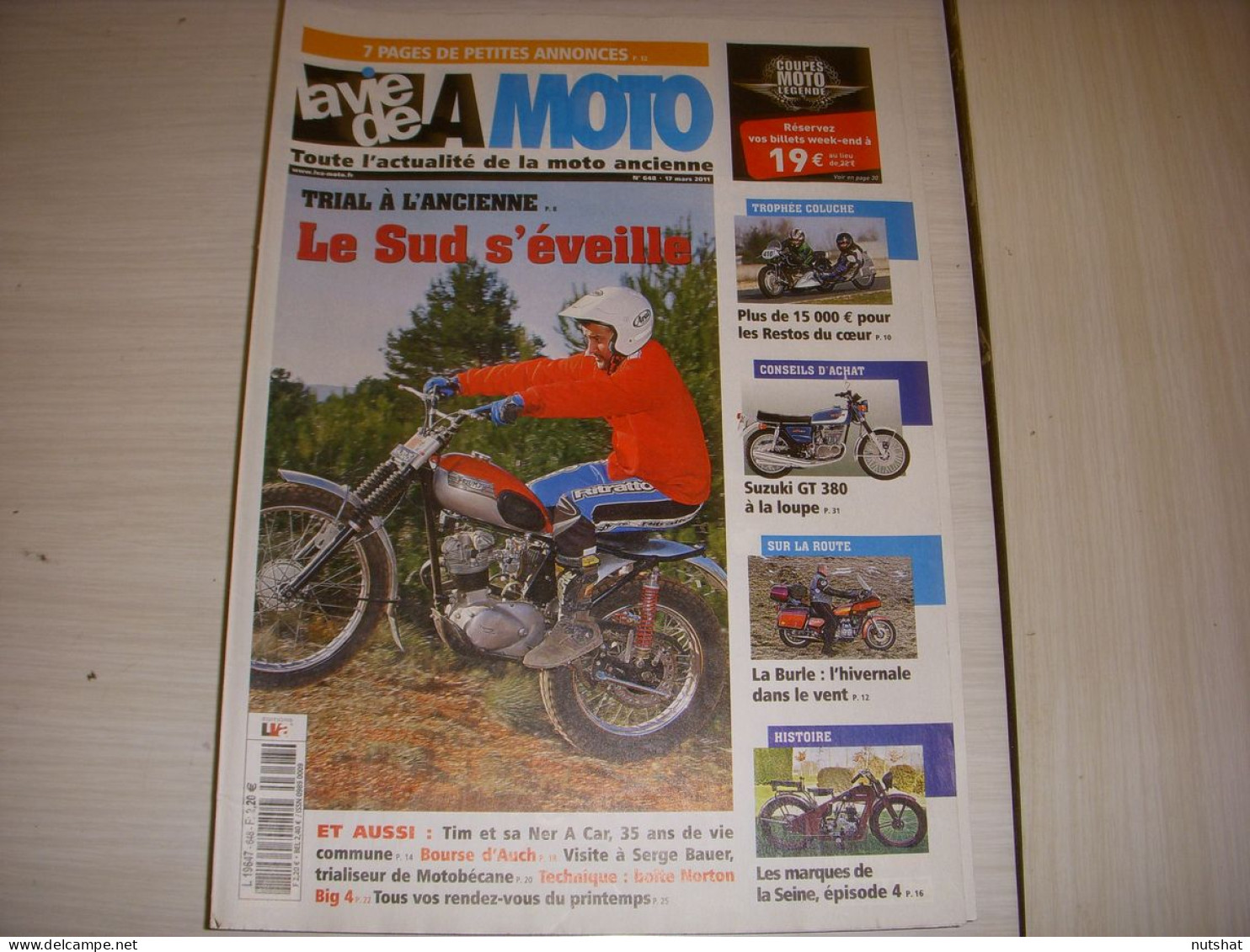 LA VIE DE LA MOTO LVM 648 03.11 SUZUKI GT 380 LES MARQUES MOTOS Du 75 - Auto/Moto