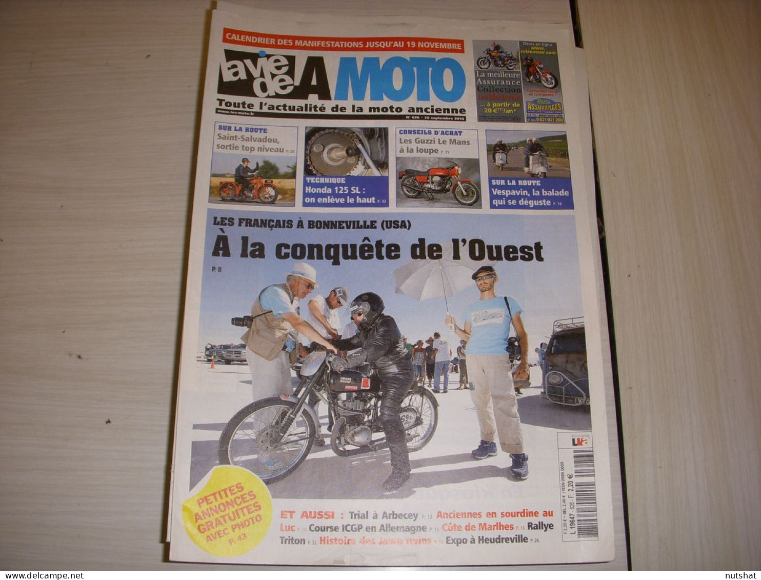 LA VIE DE LA MOTO LVM 626 09.10 MOTO GUZZI 850 LE MANS JAWA TWIN 500 4T - Auto/Motorrad