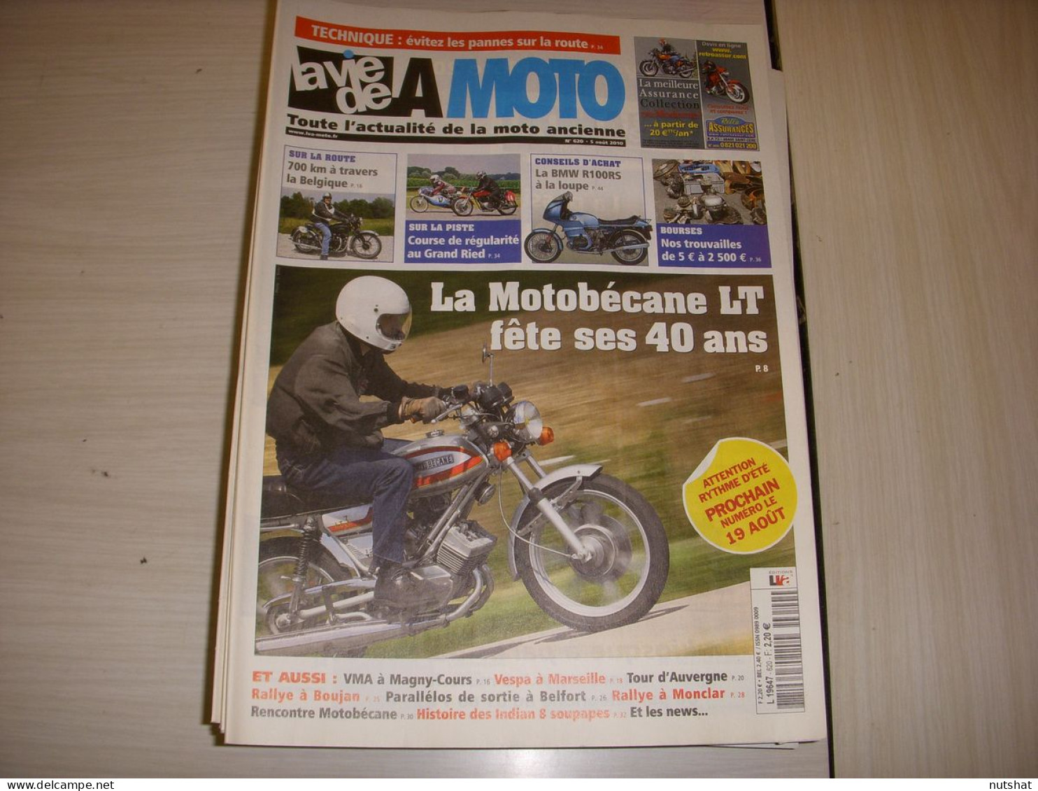 LA VIE DE LA MOTO LVM 620 08.10 BMW R100RS 40 ANS De MOTOBECANE 125 LT - Auto/Motorrad