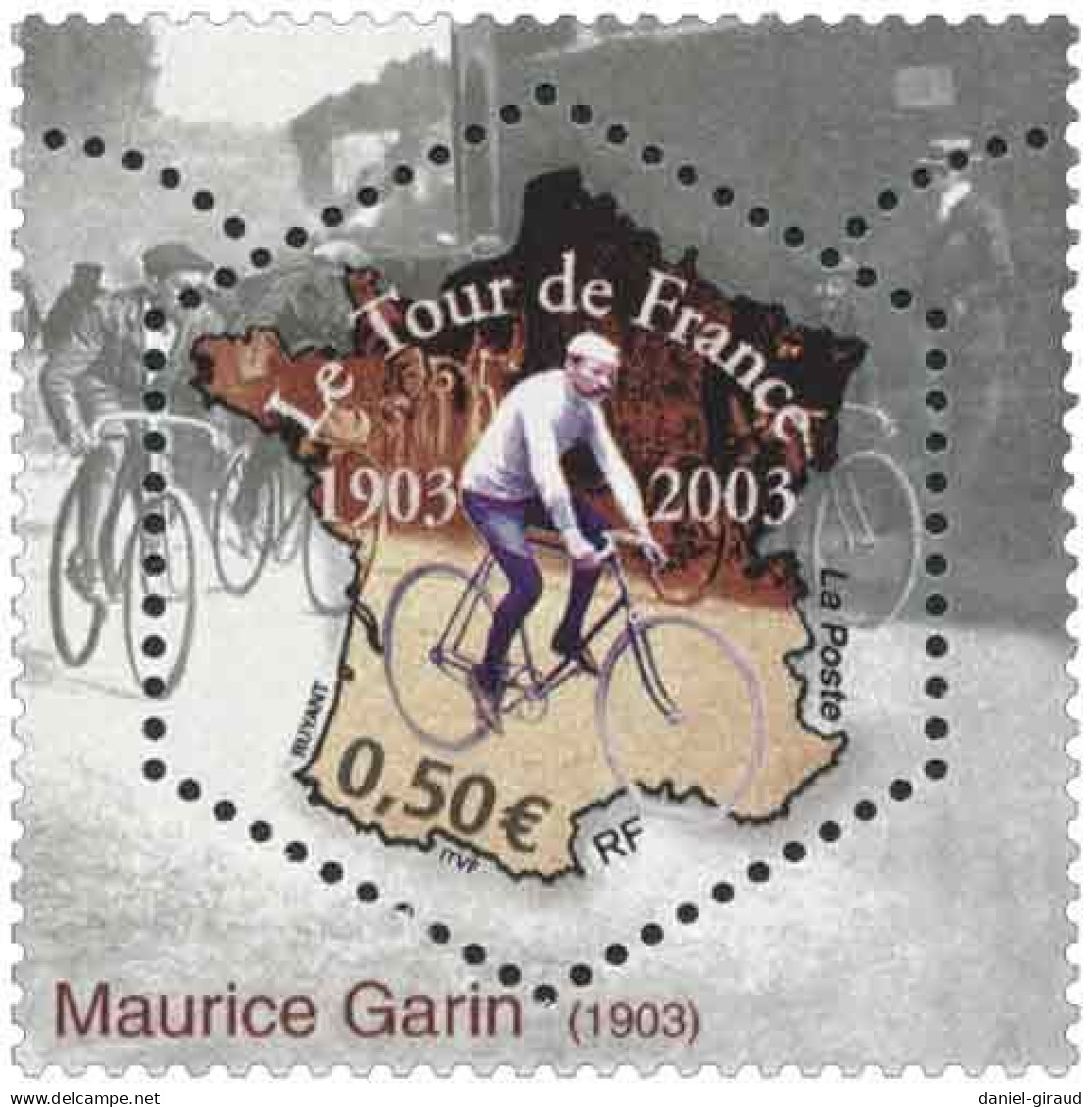 France 2003 Timbre N°YT 3582 MNH** Tour De France (1903-2003) Maurice Garin (1903) - Nuevos