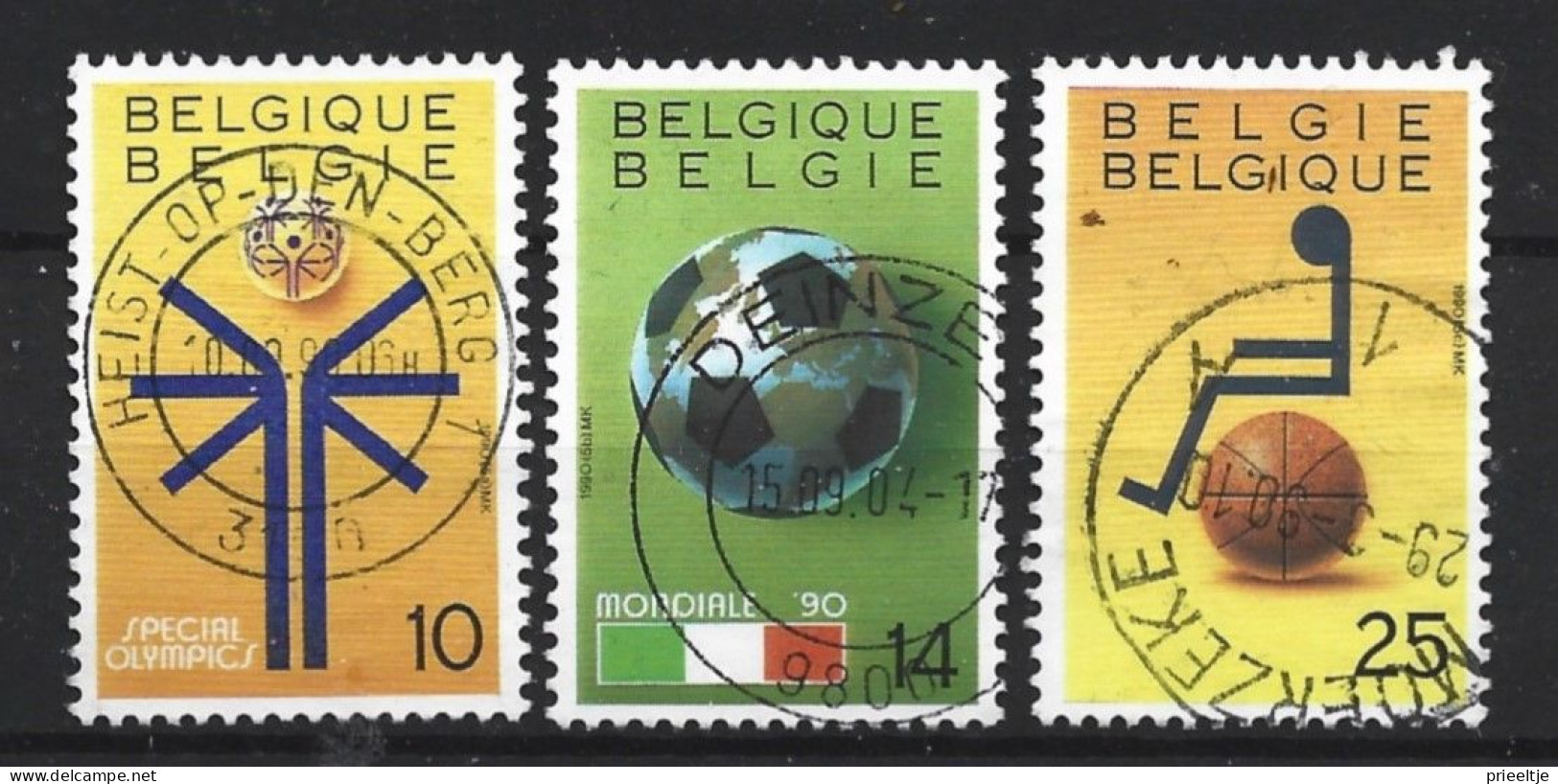 Belgie 1990 Special Olympics OCB 2361/2363 (0) - Oblitérés